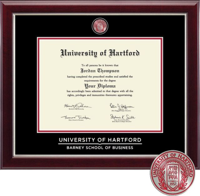 Church Hill Classics Masterpiece, Barney School of Business, 9x12, Associates, Bachelors, Masters, PhD, Diploma Frame